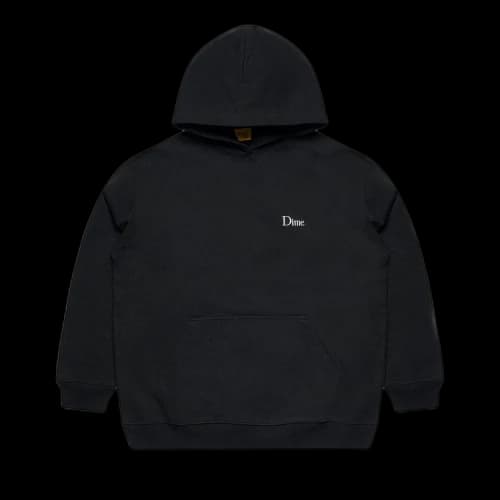 Dime Classic Small Logo Hoodie 'Black'