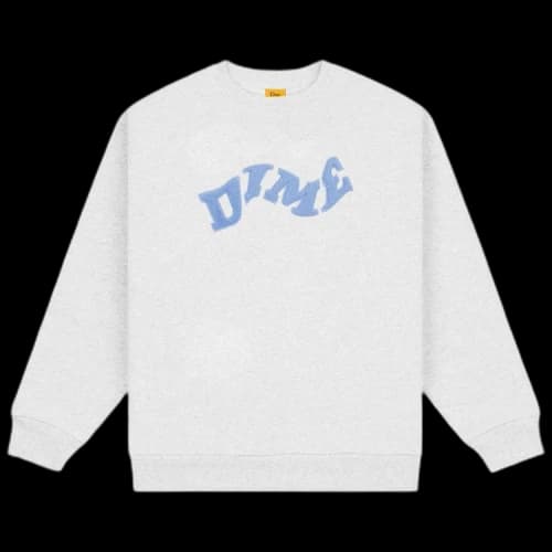 Dime College Crewneck Sweater 'Ash'