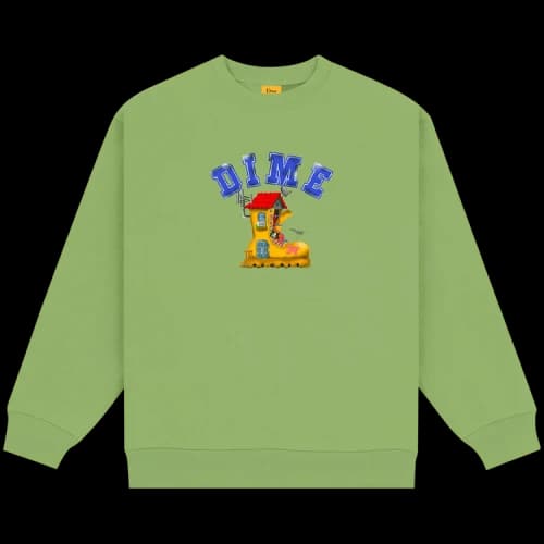Dime House Crewneck 'Kale'