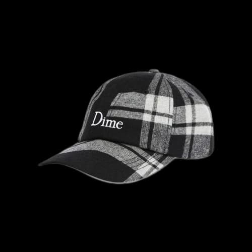 Dime Plaid Cap 'Black'