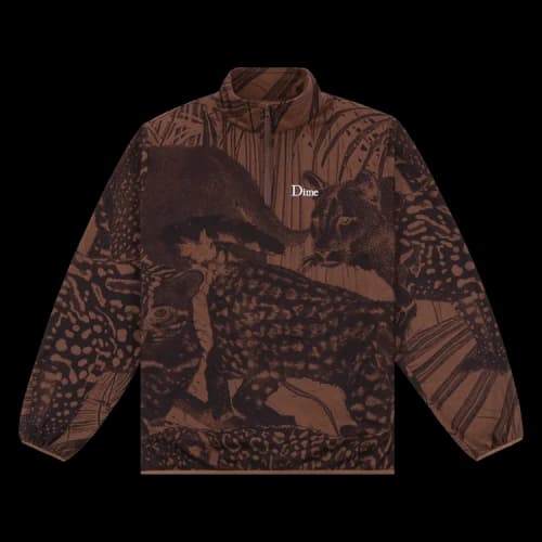 Dime Safari Polar Zip Fleece 'Sepia'