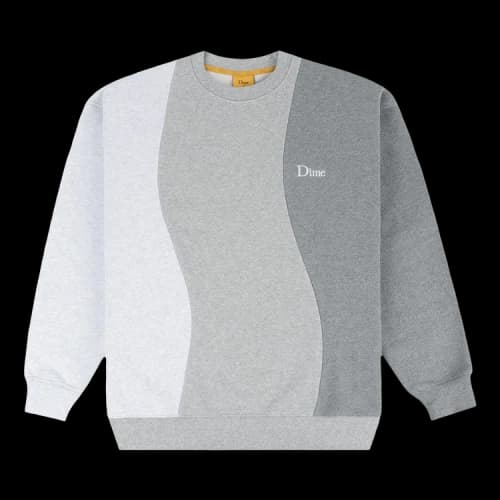 Dime Wavy 3-Tone Crewneck 'Heather'