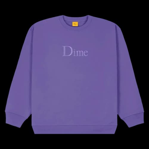 Dime Classic Embroidered Crewneck 'Iris'