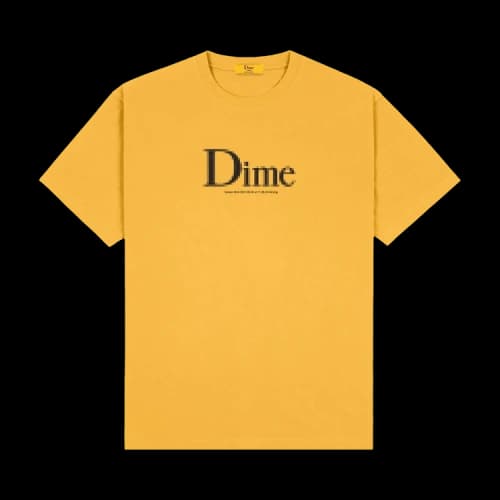 Dime Classic Screenshot T-Shirt 'Dark Yellow'