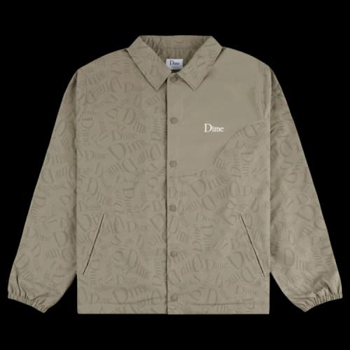 Dime Allover Coach Jacket 'Tan'