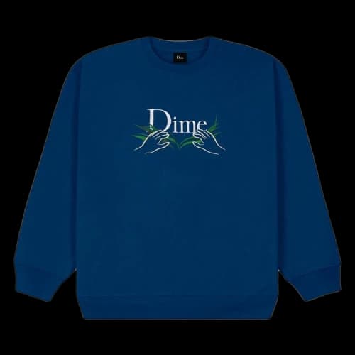 Dime Classic Grass Crewneck 'Navy'