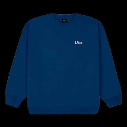 Dime Classic Small Logo Crewneck 'Navy'