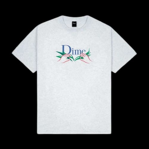 Dime Classic Grass T-Shirt 'Ash'