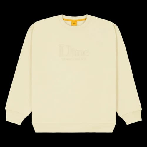 Dime Classic Embossed Crewneck 'Cream'