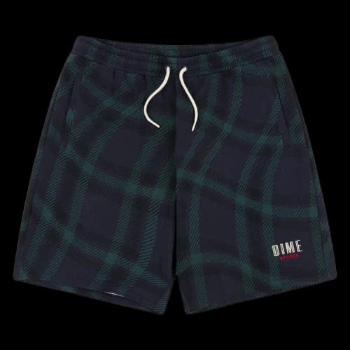 Dime Plaid Shorts 'Navy'