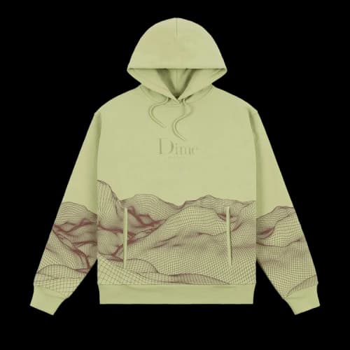 Dime Landscape Hoodie 'Tea'
