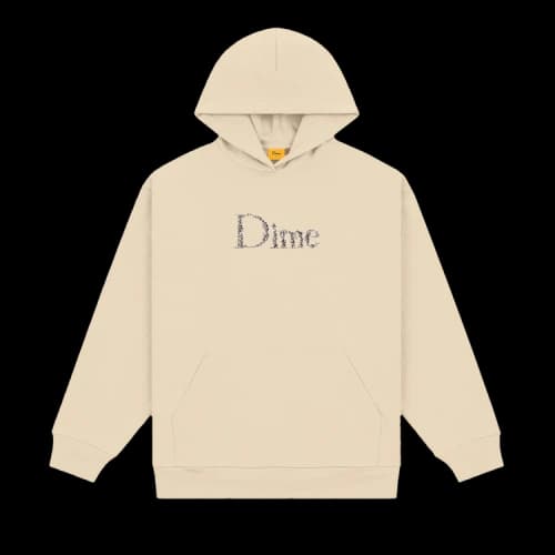 Dime Classic Skull Hoodie 'Fog'