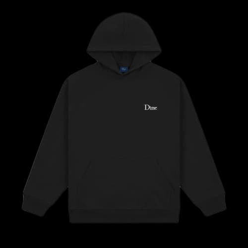 Dime Classic Small Logo Hoodie 'Black'