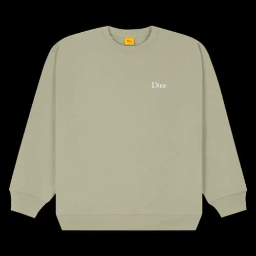Dime Classic Small Logo Crewneck 'Slate Green'