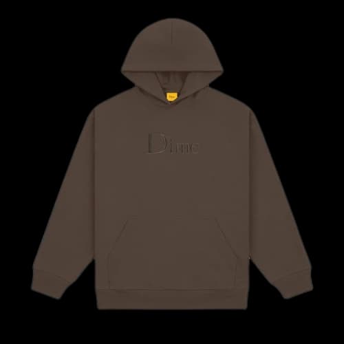 Dime Classic Logo Hoodie 'Driftwood'