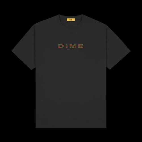 Dime Block Font Short-Sleeve Tee 'Black'