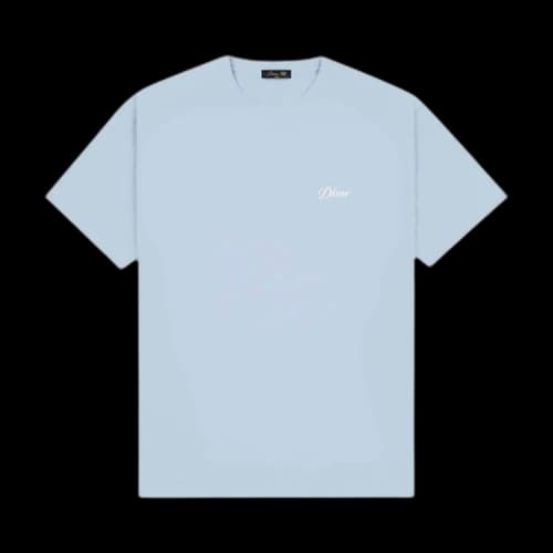 Dime Cursive Small Logo T-Shirt 'Blue Fog'