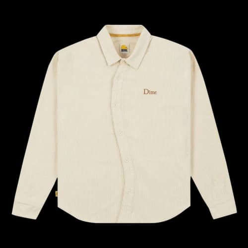 Dime Wave Corduroy Shirt 'Cream'