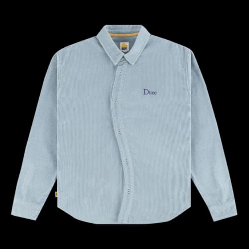 Dime Wave Corduroy Shirt 'Stone Blue'