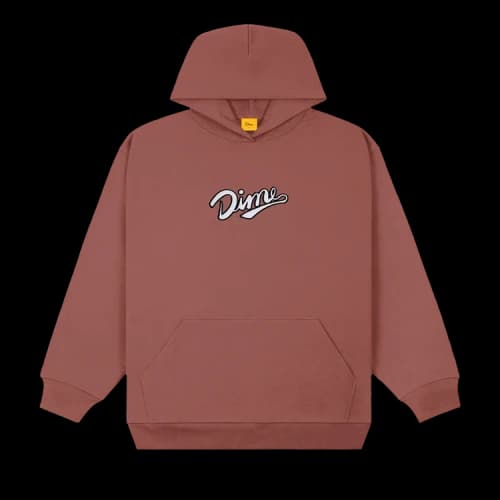 Dime Team Hoodie 'Washed Maroon'