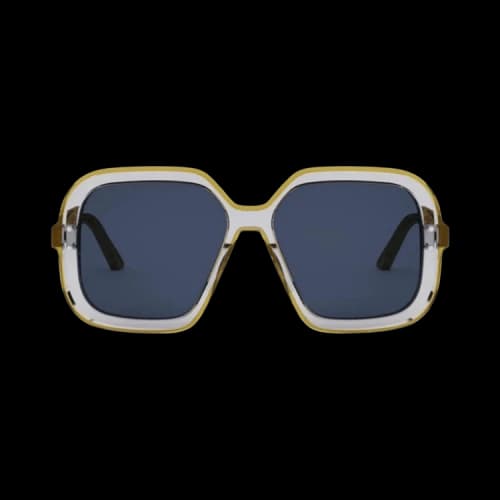 Dior Highlight Square Sunglasses 'Blue'