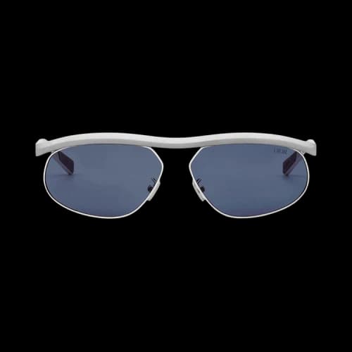 Dior Oval Sunglasses 'Blue'