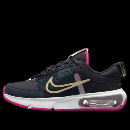 (GS) Nike Air Max Intrlk SE 'Off Noir Mtlc Gold Star Pink Prime'