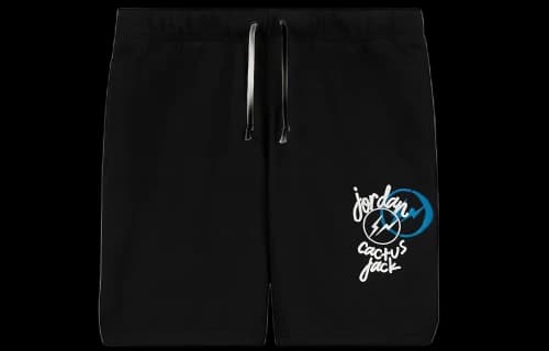 Air Jordan x Travis Scott x Fragment Sports Shorts 'Black White'