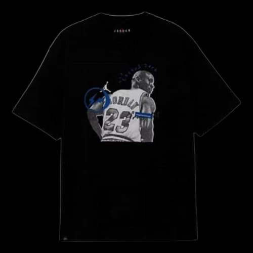 Air Jordan x Travis Scott x Fragment T-shirt 'Black'