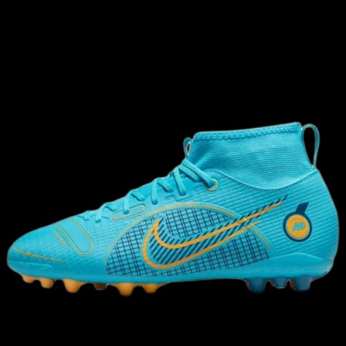 (GS) Nike Jr Mercurial Superfly 8 Academy AG 'Blue Yellow'