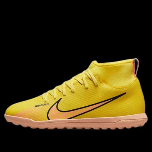 (GS) Nike Mercurial Superfly 9 Club TF Turf 'Yellow Pink'