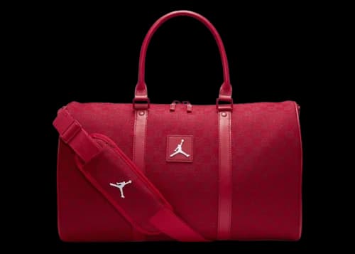 Jordan Monogram Duffle Bag Red