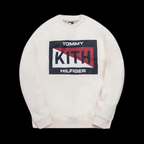 Kith x Tommy Hilfiger Slash Logo Crewneck 'Cream'