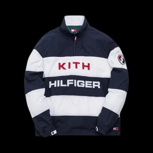 Kith x Tommy Hilfiger Stripe Woven Popover 'Navy/White'