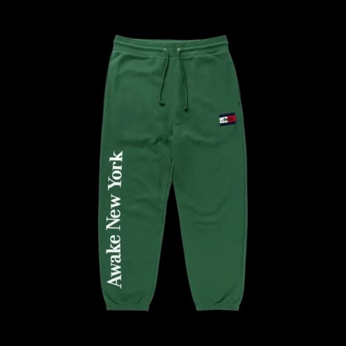 Awake NY x Tommy Hilfiger Logo-Patch Track Pants 'Green'