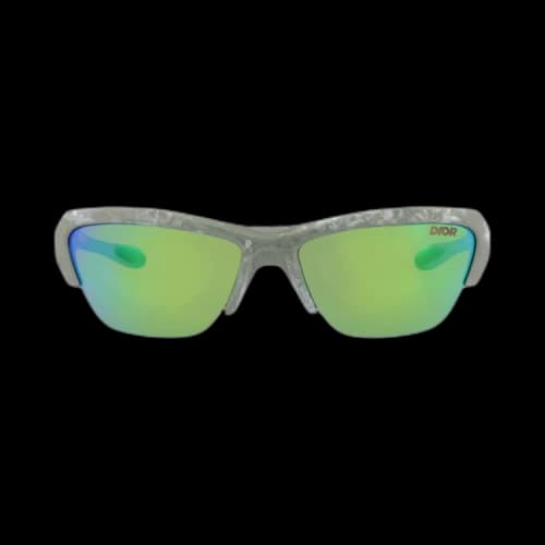 Dior Shield Injection Sunglasses 'Green'