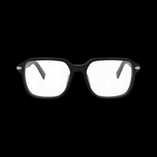 Dior Square Optical Glasses 'Black/Transparent'