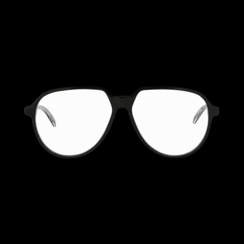 Dior Aviator Optical Glasses 'Black/Transparent'