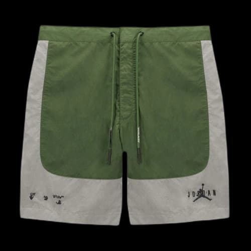 Air Jordan x Off-White MJ Baggy Short 'Forest Green/Phantom/Black'