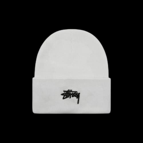 Nike x Stussy Cuffed Beanie 'White'