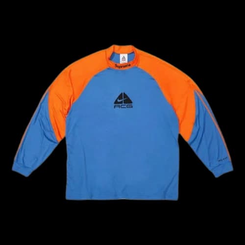 Nike x Supreme ACG Logo T-Shirt 'Blue Orange'