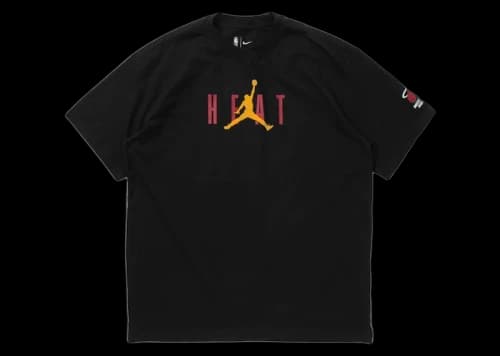 Jordan NBA Miami Heat Courtside T-shirt Black