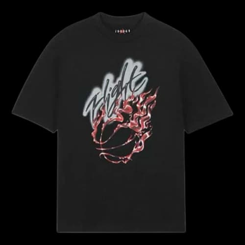 Air Jordan x Travis Scott Flight Graphic T-shirt Asia Sizing 'Black'