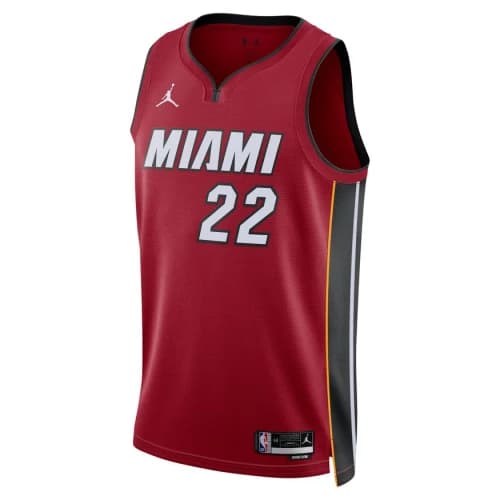 Jordan Jimmy Butler Miami Heat 2022 Dri-Fit Jersey Red