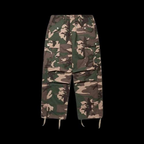 Reese Cooper Cotton Ripstop Wideleg Cargo Pant 'Camo'