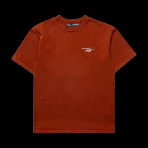 Reese Cooper Field Research Division Tee 'Burnt Orange'