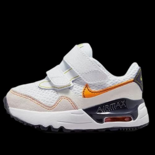 (TD) Nike Air Max SYSTM 'White Sail Vivid Orange'