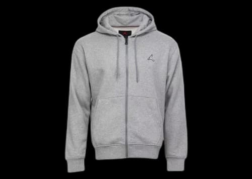 Jordan Essentials Full-Zip Fleece Hoodie Grey