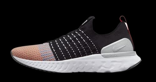 Nike React Phantom Run Flyknit 2 Black Team Orange