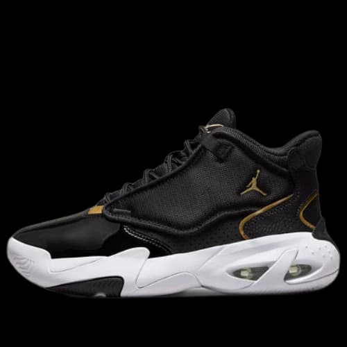 (GS) Air Jordan Max Aura 4 'Black Gold'
